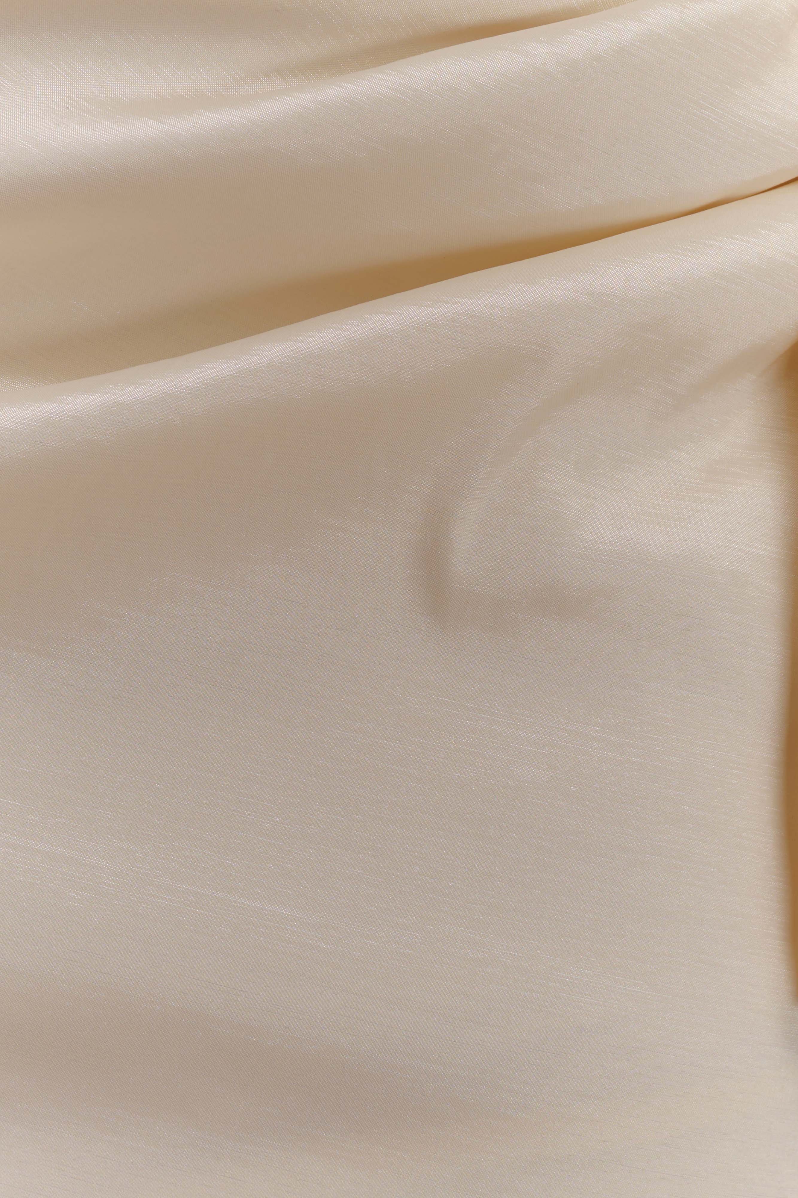 Becca Taffeta Mini Skirt With Tie - Ivory