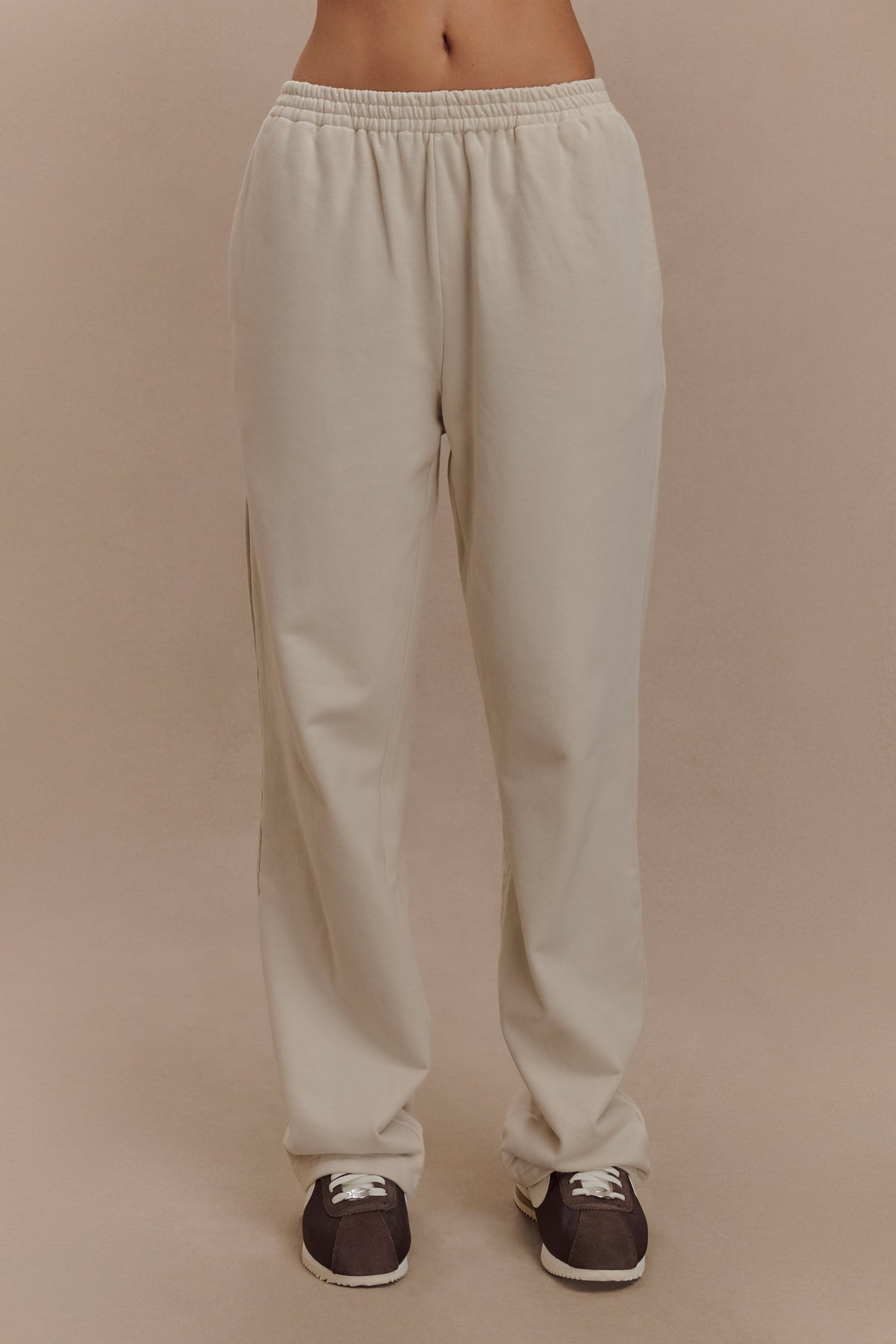 Blake Straight Leg Joggers - Stone