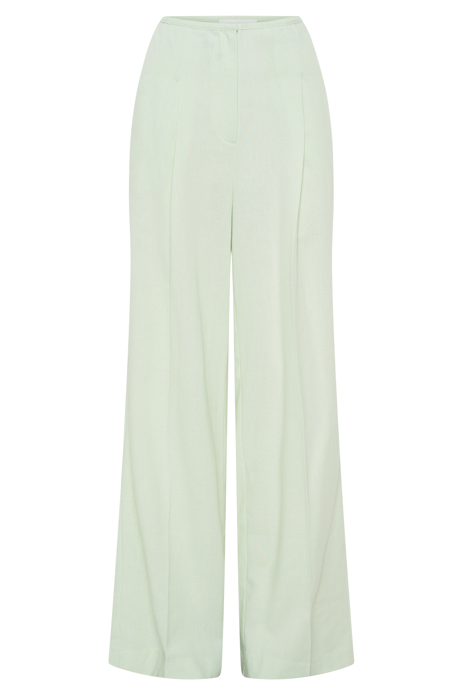Adrina Straight Leg Linen Pant - Mint