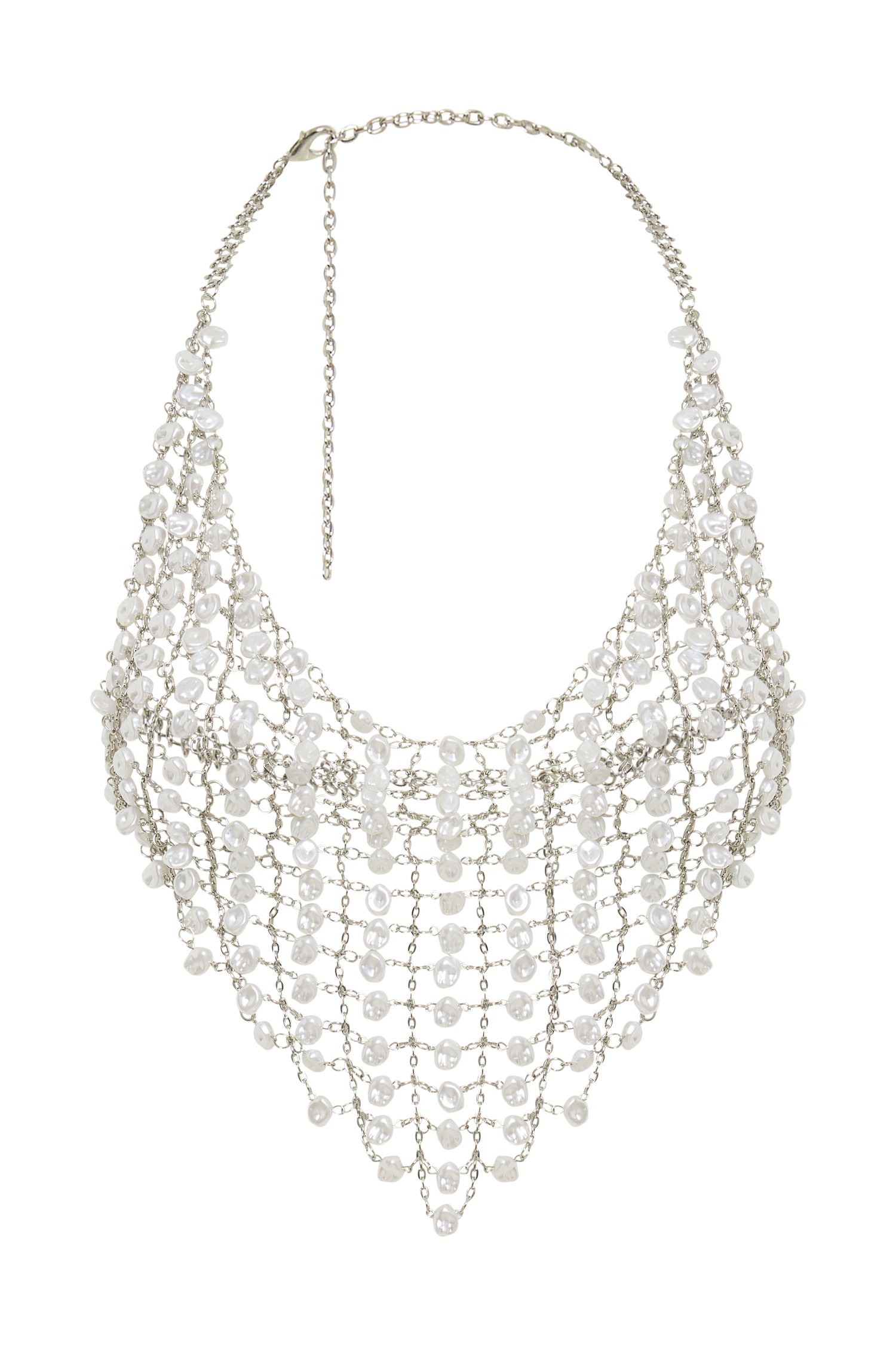 Gretchen Pearl Halter Top - Pearl