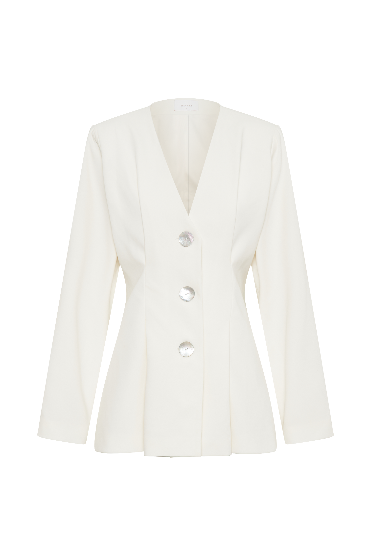 Kendall Balloon Sleeve Jacket - Ivory