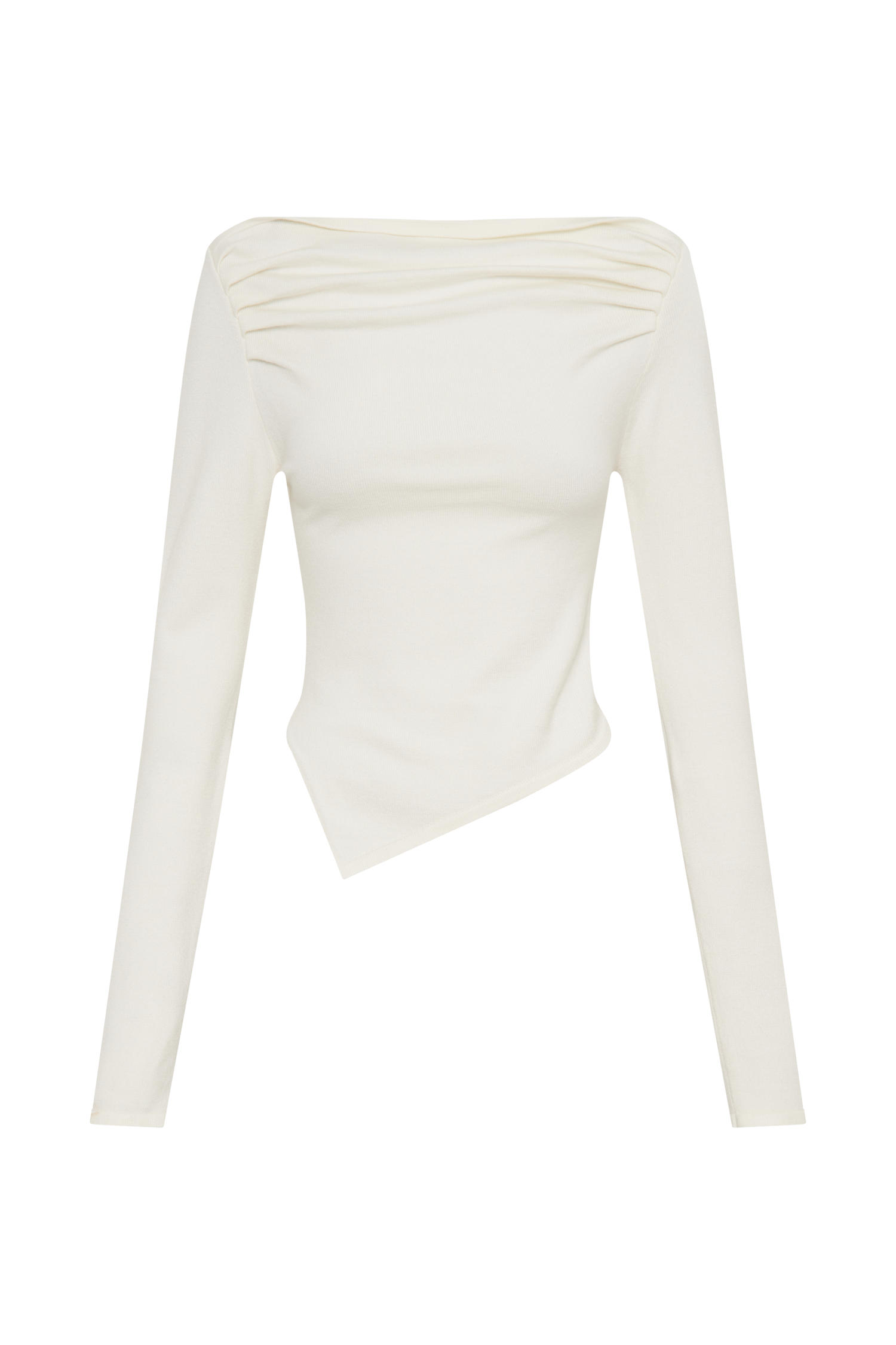 Karlie Off Shoulder Knit Top - Ivory