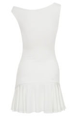 Irving Off Shoulder Slinky Mini Dress - Ivory