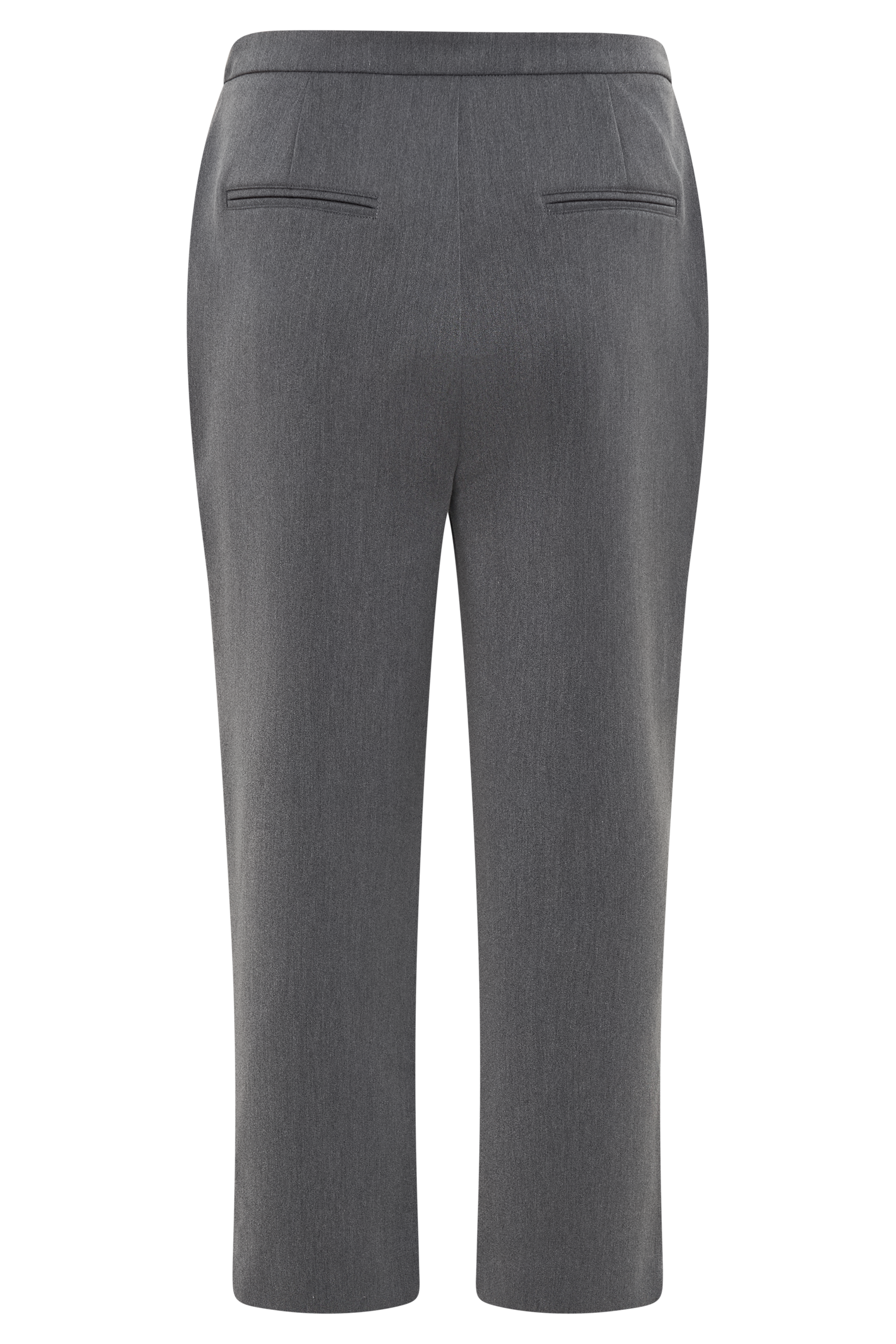 Anne Fitted Capri Pants - Charcoal Marle