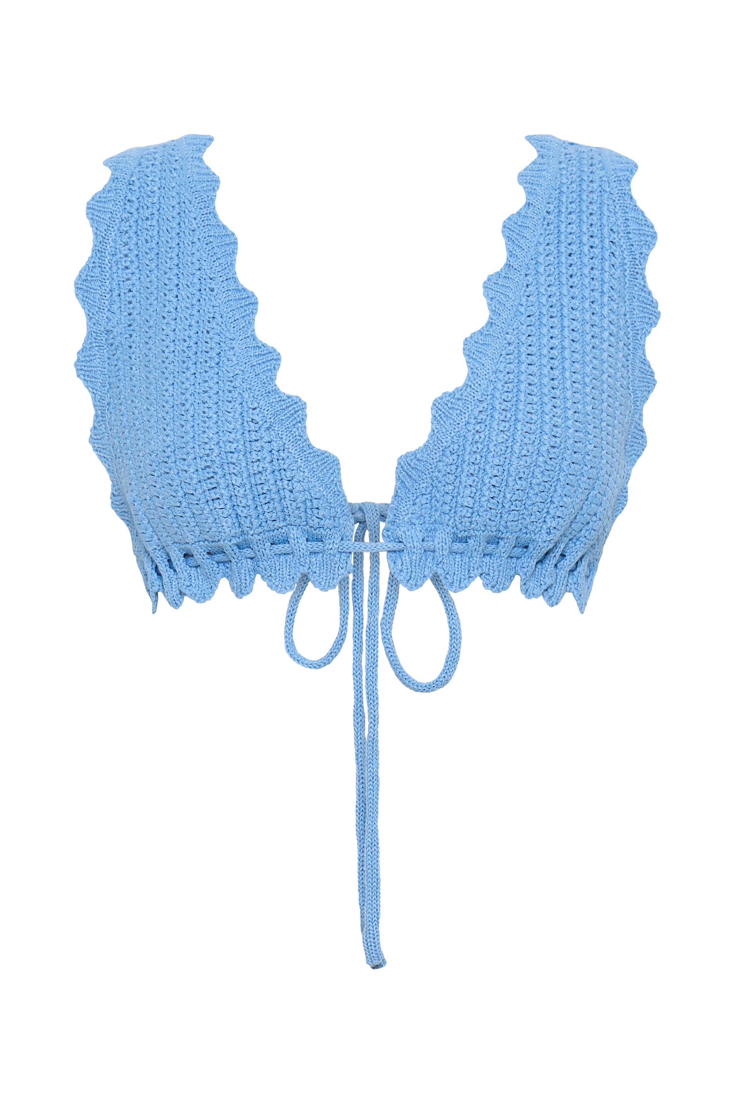 Jadia Crochet Bralette - Cornflower Blue