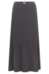 Twyla Pleated Suiting Maxi Skirt - Charcoal