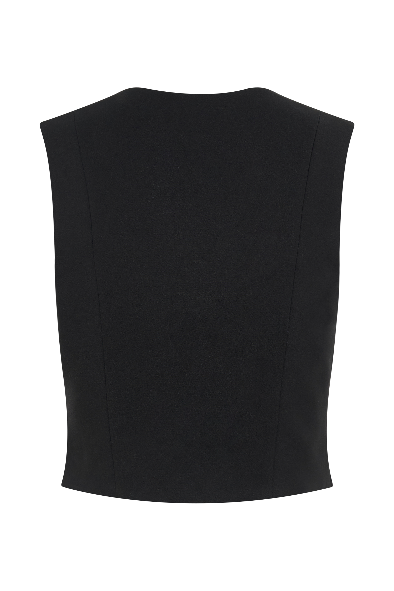 Keely Cotton Sleeveless Top - Black