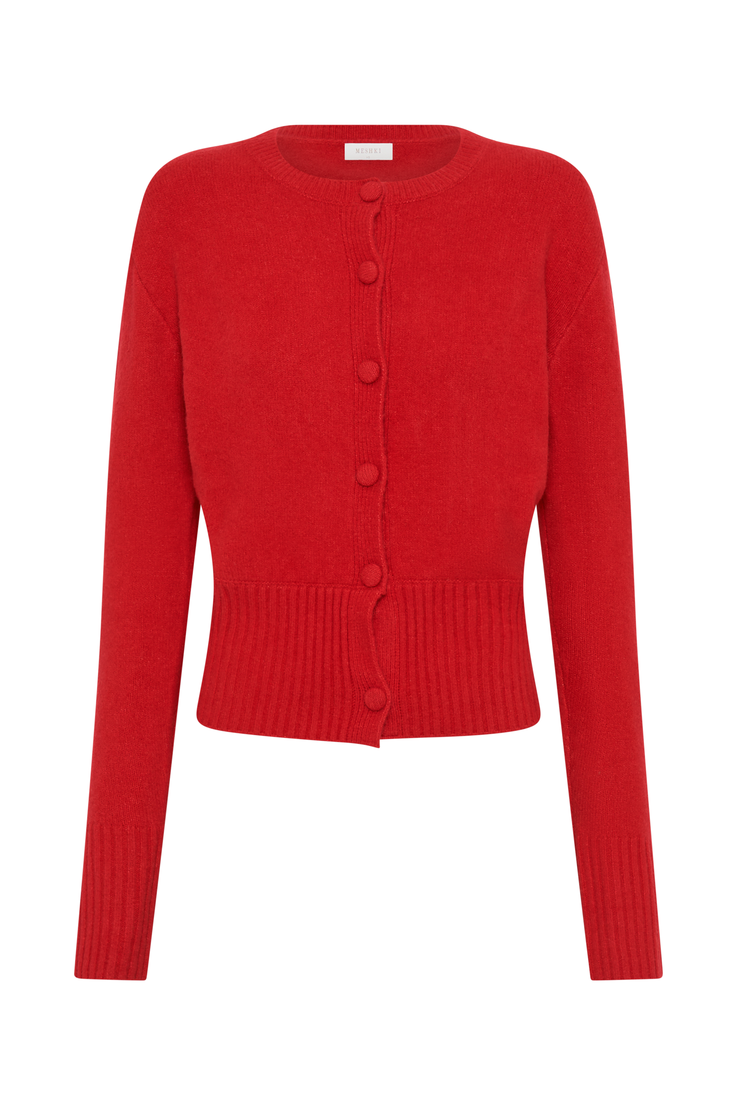Genevieve Oversized Knit Cardigan - Ruby