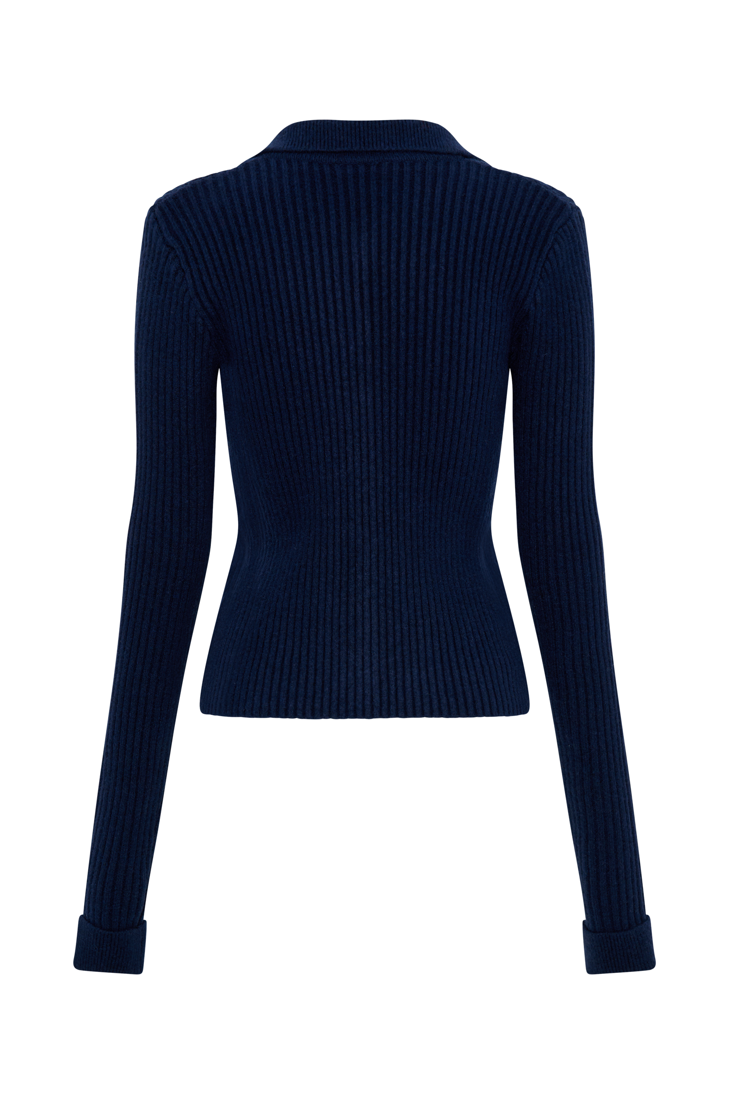 Erin Long Sleeve Button Cardigan - Navy