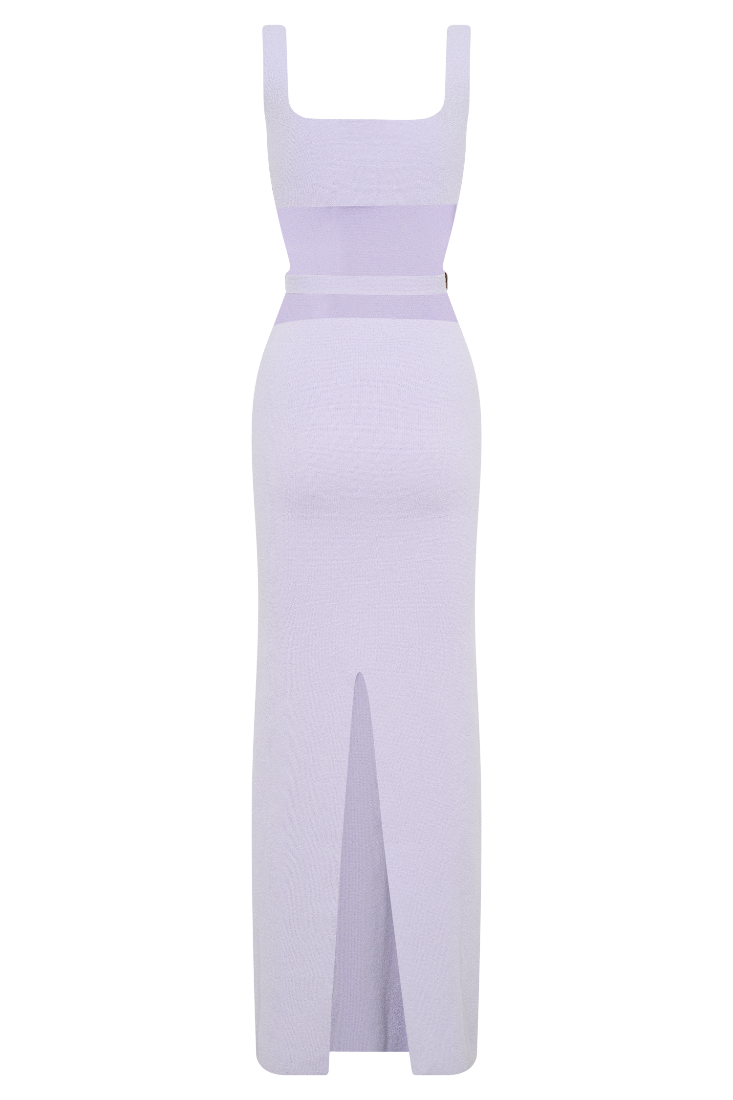 Alysanne Cut Out Knit Maxi Dress - Lilac