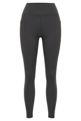 Briar V Back Leggings With Pockets - Charcoal