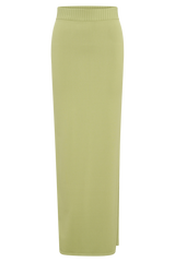 Darby Knit Midi Skirt - Sage