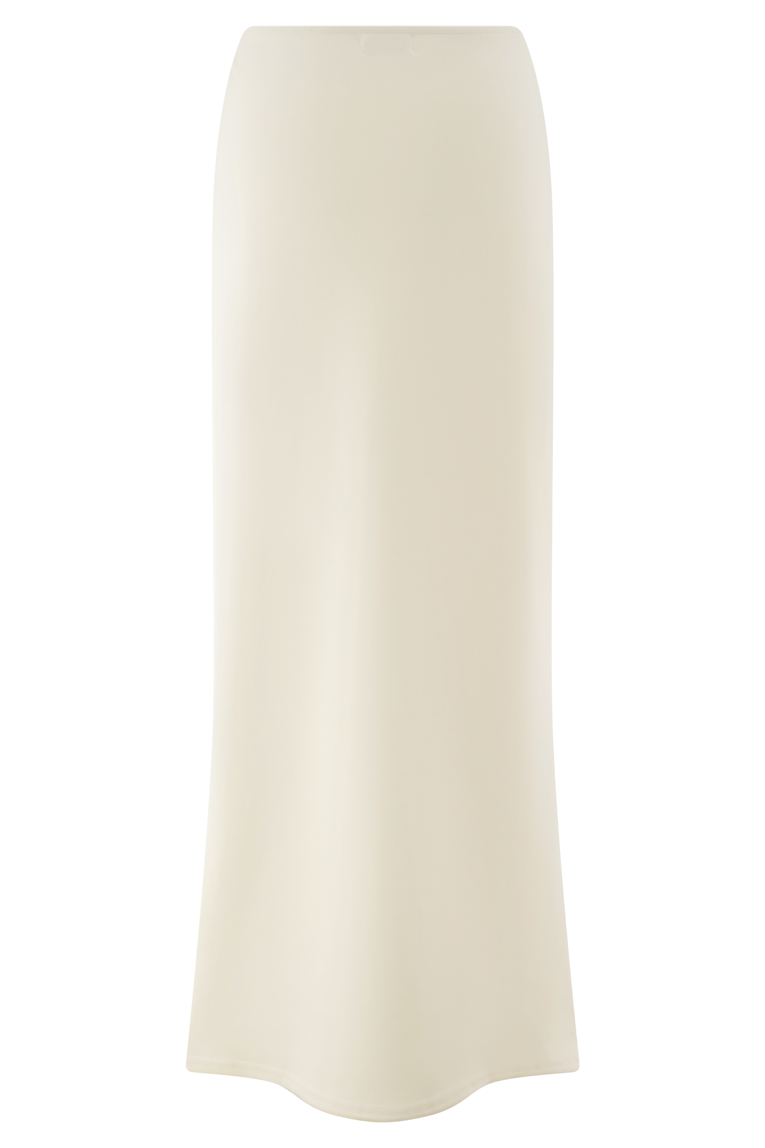 Eris Scuba Jersey Maxi Skirt - Ivory