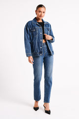 Mattea Denim Jeans - Dark Blue