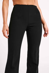 Loretta Fit & Flare Tailored Pant - Black