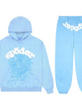 Men's And Women's Sp5der Spider Web Set 555555 Sportswear Sweater Jogging Pants HZ1208