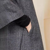 2025 New Women's Clothing Autumn And Winter Long Two Sets Of Trousers Hair Coat Wide Leg Pants Casual Fashion Suit Women's Trend HZ1220