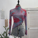 Real Shooting Retro Irregularly Hollow Knitted Jersey Dress Girl With Hottie Word Shoulder Collar Blouse 8101 HZ1208