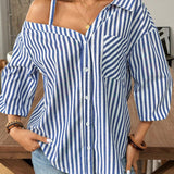 Temperament Blouse Casual Sleeveless Vest HZ1208