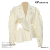 25 New Station Styling Lotus Leaves Side Hem Wide Legs Denim Shorts Hot Pants Fake Skirts 1565 HZ1208