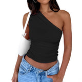 Casual Commuting Coloring Belt Broad-Legged Suit Pants HZ1208