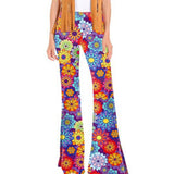 2025 Halloween Print Horn Pants Hippie Retro Print Headband Bohemian Wind HZ1208