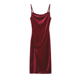 Women's Clothing 2025 New Spring And Summer Fashion Sexy Repair Fork With Dress Woman HZ1220