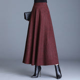 Hairy Dress Women's Autumn And Winter Big Skirt Mid-Length Skirt 2025 Autumn And Winter New Dress Showing Skinny Skirt HZ1220