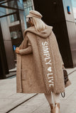 New Sweater Cardigan Long Letter Knitted Loose Knit Coat Woman In Autumn/Winter 2025 HZ1208