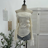 Heavy Industry Bling Bling Glide Hanging Neck Sling Vest One-Style Wrapping Tie With Large Bare Back Blouse 1083 HZ1208