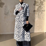 Winter New Imitation Fur Fur Plush Long Coat Hooded Over Knee Thick Loose Coat Woman HZ1220