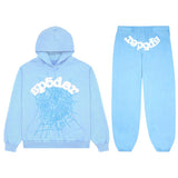 Men's And Women's Sp5der Spider Web Set 555555 Sportswear Sweater Jogging Pants HZ1208