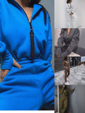 Hot 2025Ebay Hot Explosive Sports Casual Women's Hooded Jumpsuit Jumpsuit HZ1220