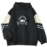 Men's Spring And Autumn 2025 Small-Caping Hooded Blouse Casual Cartoon Prints 1121 HZ1208