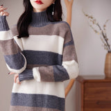 Junior High School Students Korean Round-Neck Knitted Cardigan Girl 2025 Autumn New Loose Sweater Coat Top HZ1208