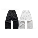 2025 New Popular English Draft Design Men's And Women's Wide Leg Pants Side Print Series Trousers HZ1208