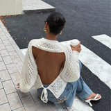 Autumn And Winter New Loose Plush Short Knitted Cardigan Coat HZ1208