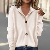 2025 Sheintemu Autumn And Winter Long-Sleeved Women's Sweater Cardigan New HZ1208