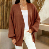 2025 Sheintemu Autumn And Winter Long-Sleeved Women's Sweater Cardigan New HZ1208