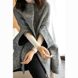 Mid-Long Cardigan Seven-Sleeve Coat Woman 2025 Autumn And Winter New Korean Version Of Fashion Trend Coat Woman HZ1220