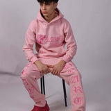 (2266#) 2025 New CRADE Hooded Sportswear And Fake Two Pairs Of Pants With Men's And Women's Embroidery Sets HZ1208