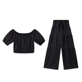 2025 New Women's Wide-Legged Trousers Commuting High-Waisted Solid-Colored Micro-Tape With Hanging Pants Casual Suit HZ1220