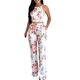 2025 New Urban Casual Print Women's Trousers Suit HZ1220