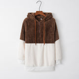 Autumn And Winter 2025 Tie-Up Hooded Hooded Tweed Jacket HZ1220