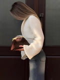 Light Luxury Irregular Knitted Cardigan Dress Women Warm Comfortable Fashion High-End Temperament Afternoon Tea HZ1208