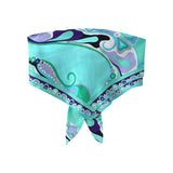 Summer New Holiday Shawl Blouse Print Bra High-Waisted Half-Skirt Set HZ1208