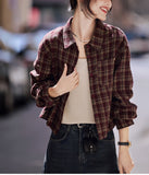 Half-High Red Sweater Women's Autumn And Winter Thick Knitted Shirt Fashion Life Year Short-Lived In The Middle Of The Year To Play The Bottom Shirt HZ1208