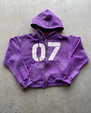 07 Trend Street Loose Sweatwear Suit Men And Women's Hip-Hop Sports Zipper Hoodie Trousers Set HZ1208