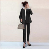 Good Quality Autumn 2025 New Commuter Top With Pocket-Round Cardigan + Suit Suit HZ1220