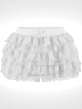 2025 Anti-Permeable Multi-Layer Cake Stacked Short Skirt Hot Trousers Hot Girl Sexy Fashion Lace Skirt Sexy Skirt HZ1208